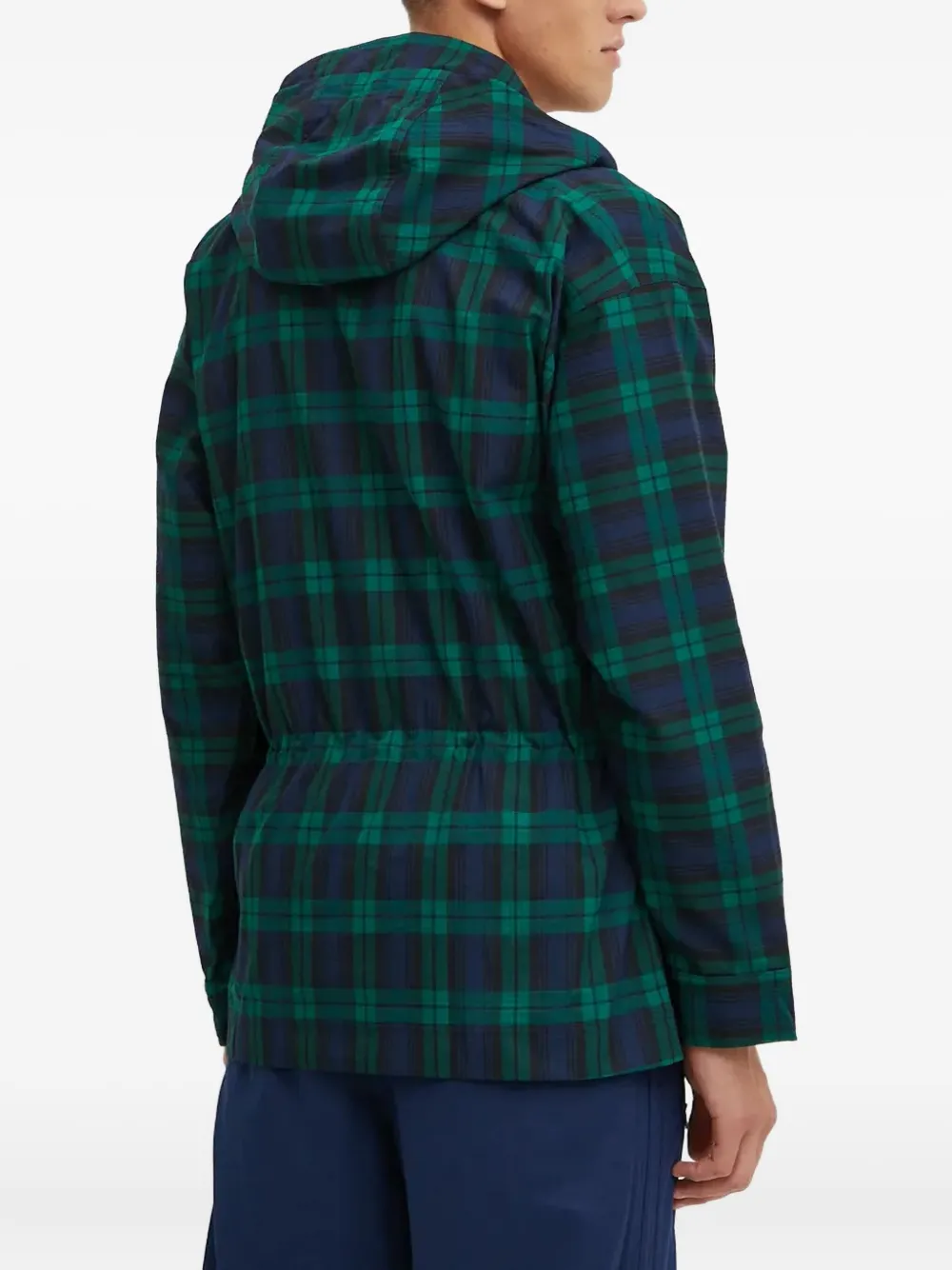 Adidas チェック フーデッドジャケット | グリーン | FARFETCH JP