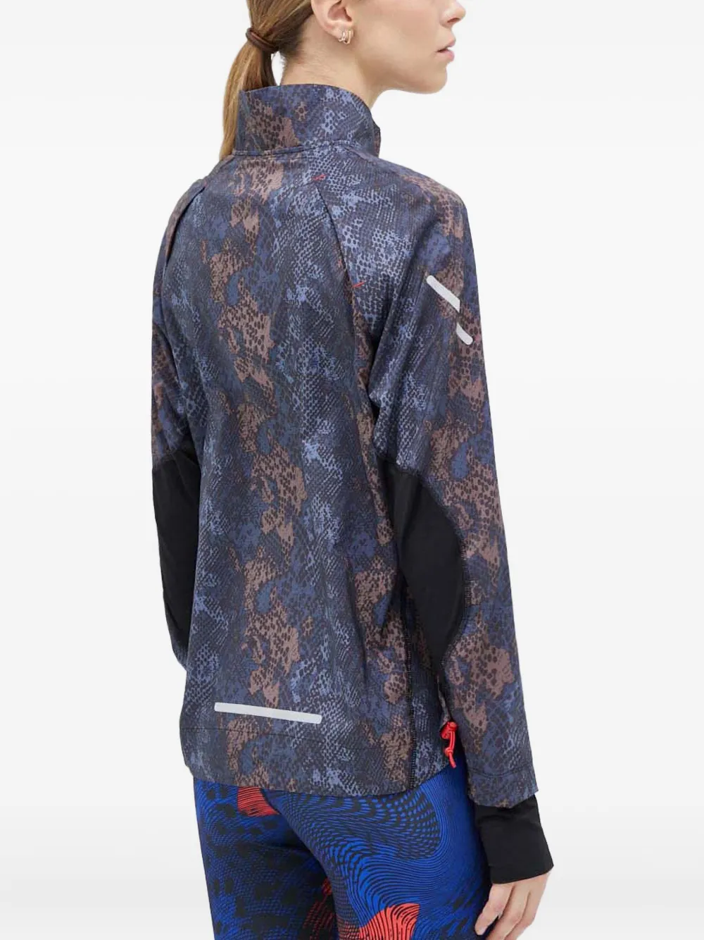 adidas Fast Iteration jack met rits Blauw