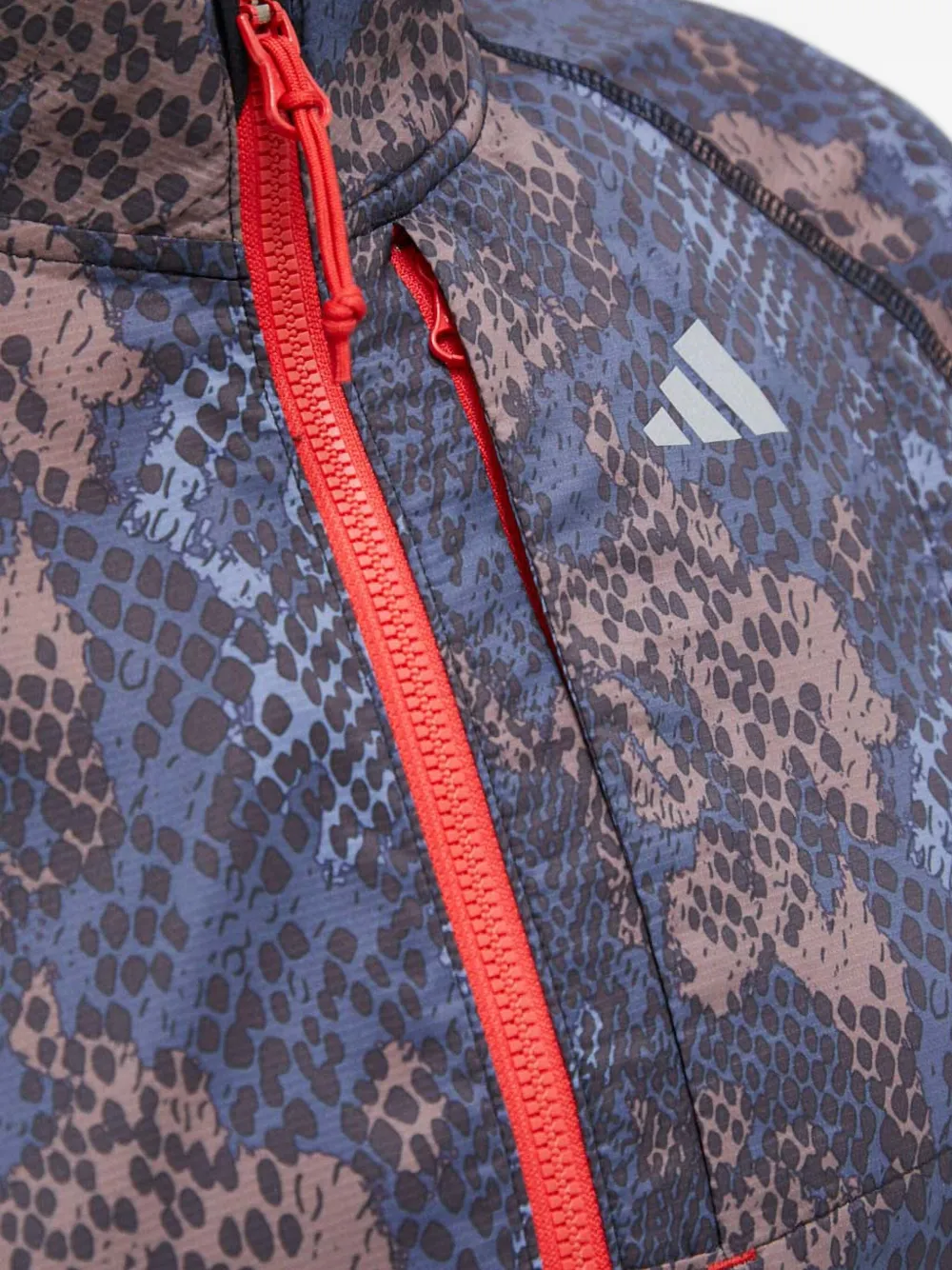 adidas Fast Iteration jack met rits Blauw