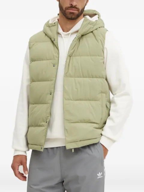 adidas hooded-neck padded gilet