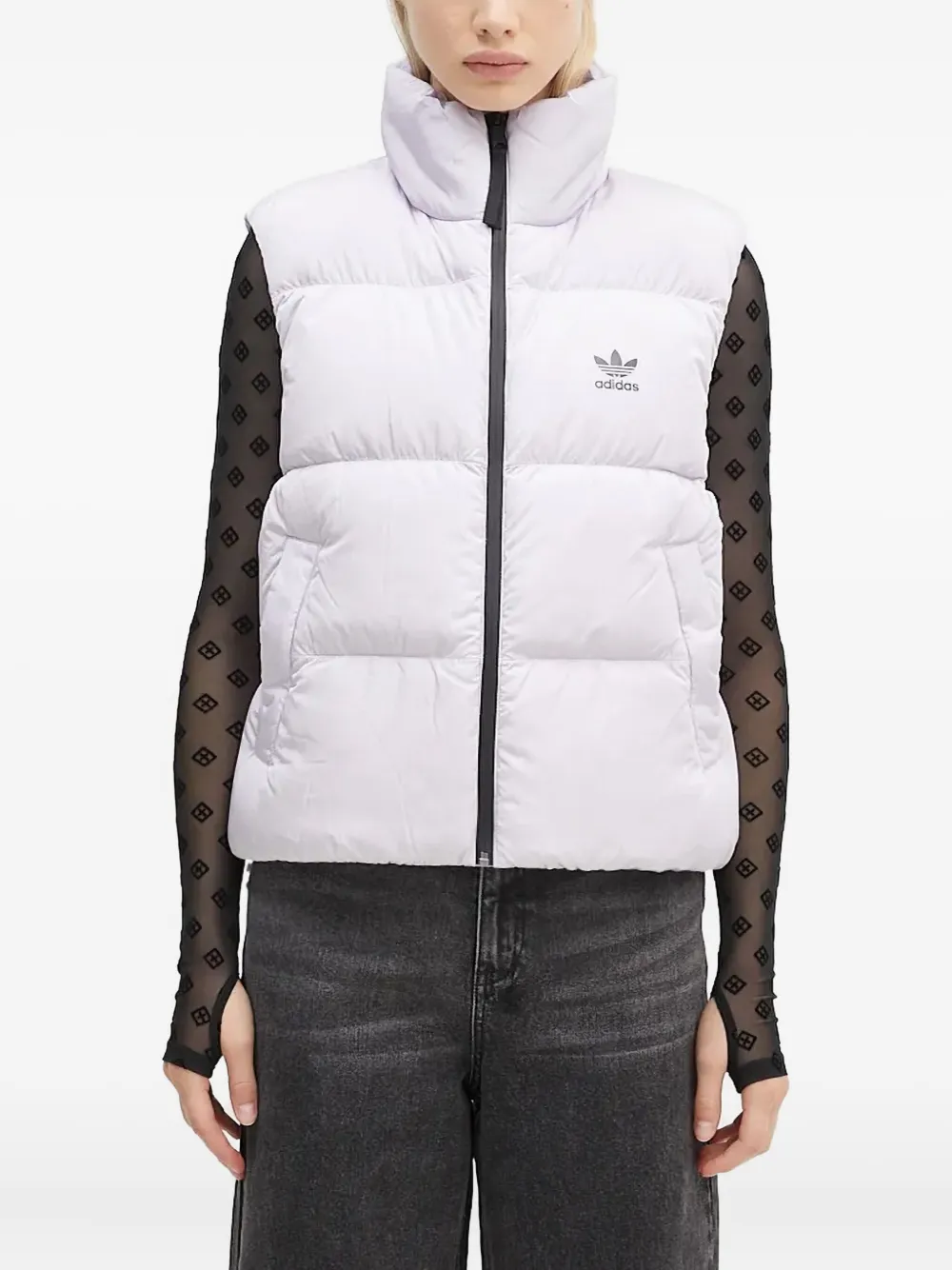 Adidas Originals Regen Down Vest In White