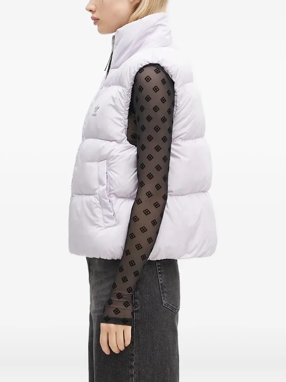Adidas Originals Regen Down Vest In White