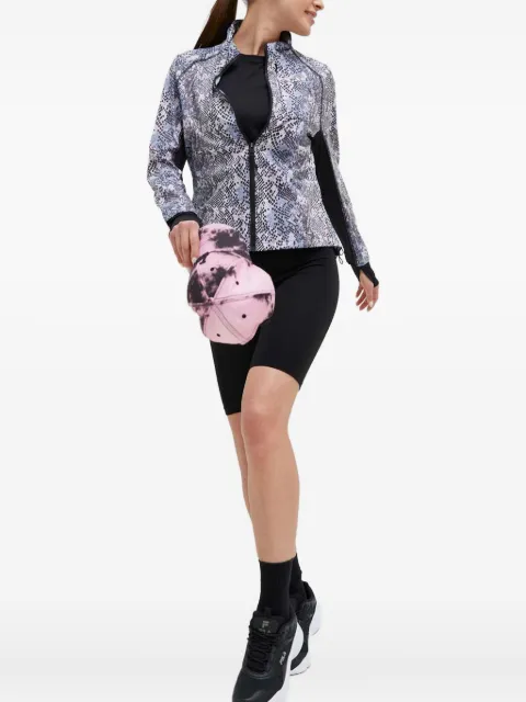 adidas snakeskin-print zip-up jacket