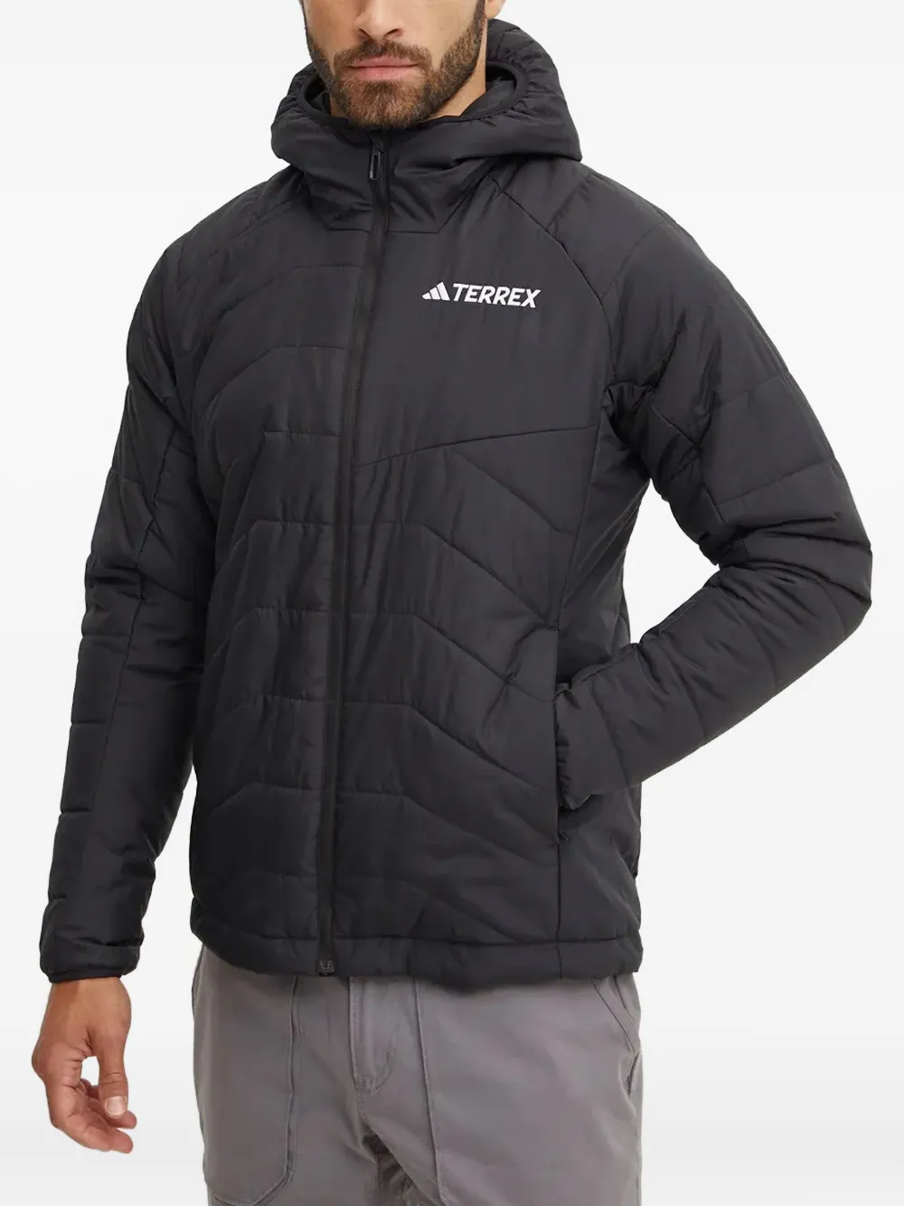 adidas hooded-neck insulated jacket | Down Jackets | Image 2
