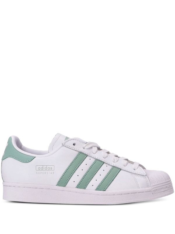 Mens superstar green best sale