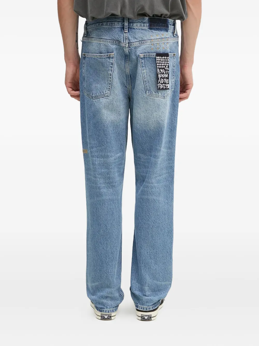 Ksubi Anti K Maverik gerafelde jeans Blauw