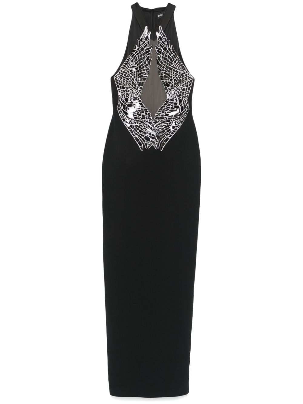 David Koma Double-Wings dress - Black