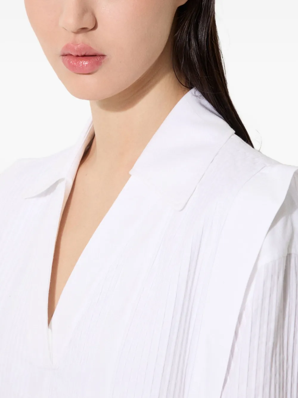 Kenzo V-neck Midi Dress In Multi
