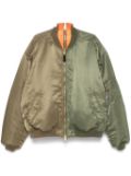 VETEMENTS x Alpha Industries Double Zip bomber jacket - Green