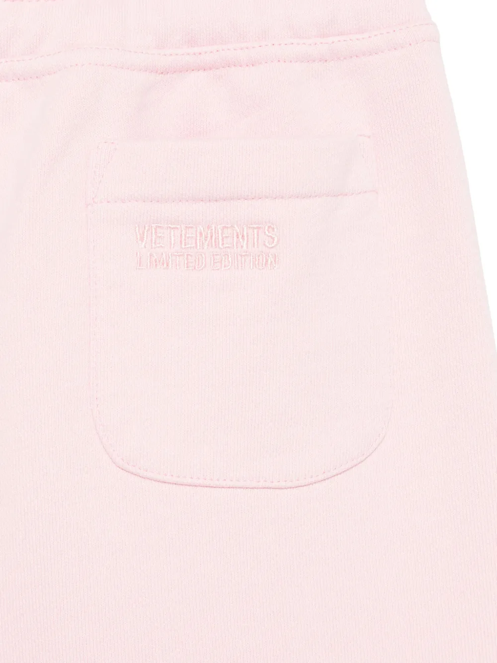 Vetements Kids Trainingsbroek met geborduurd logo Roze