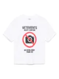 Vetements Kids No Social Media T-shirt - White