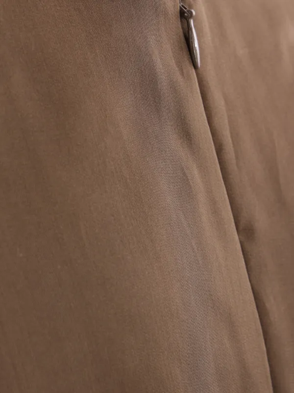 Cecilie Bahnsen Ocean Midi Skirt | Brown | FARFETCH GE