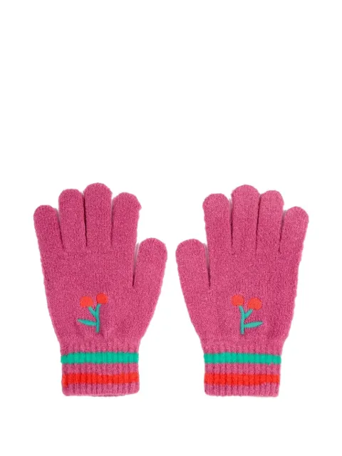 Bobo Choses cherry knitted gloves