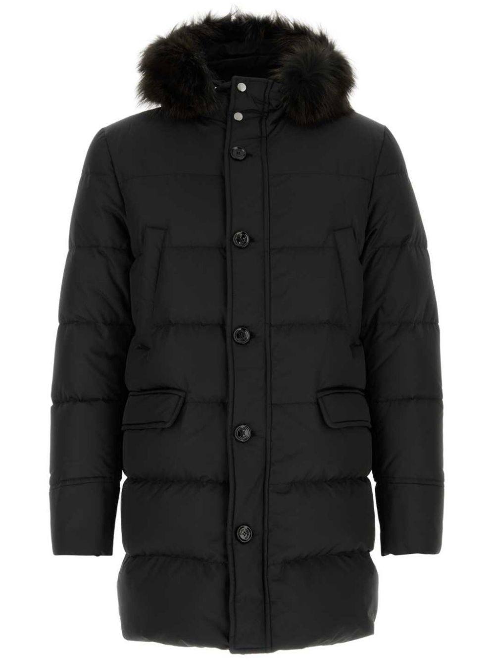 Moorer Barbiere-WK puffer coat - Black