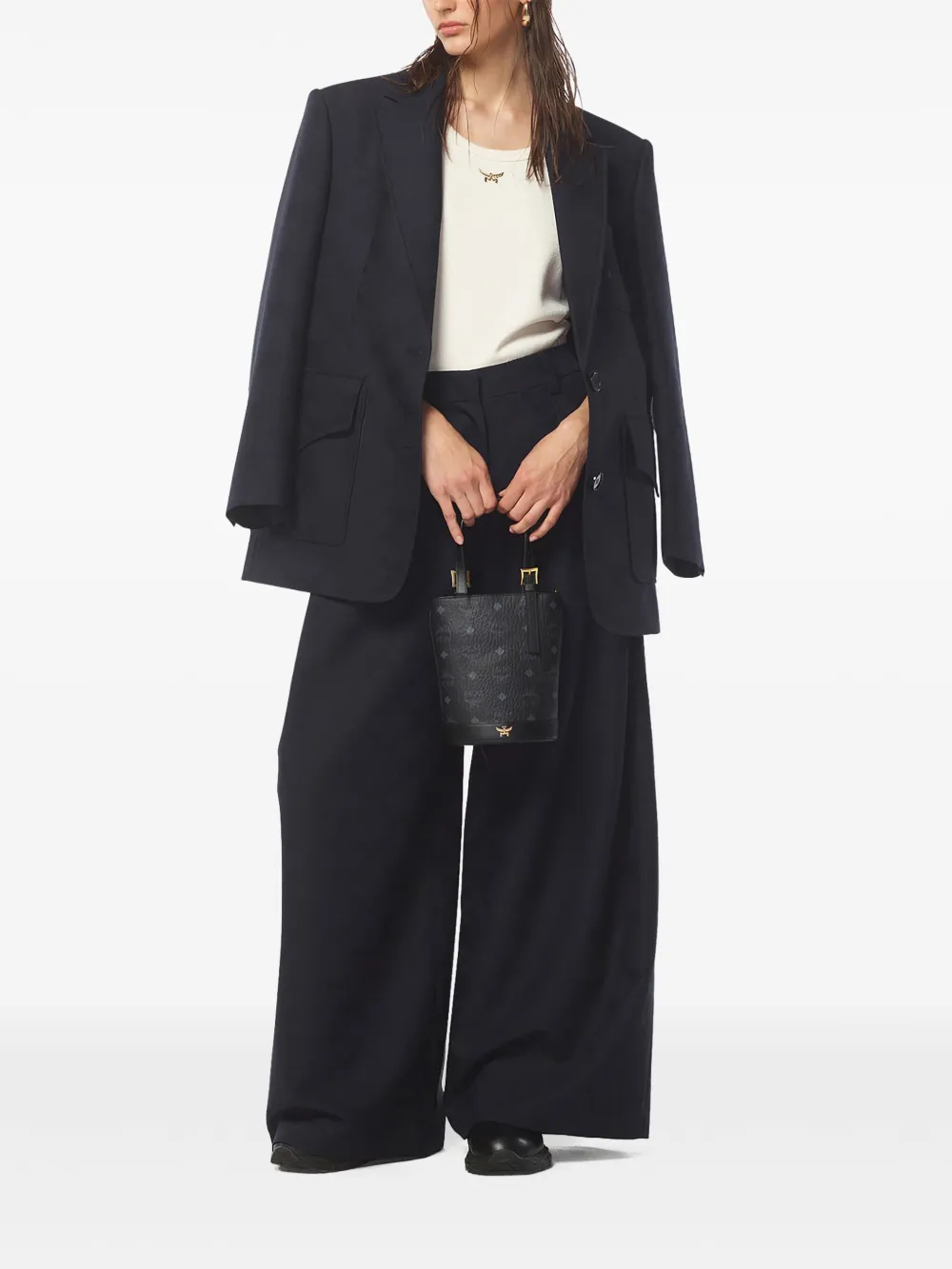 MCM Aren mini-shopper - Zwart