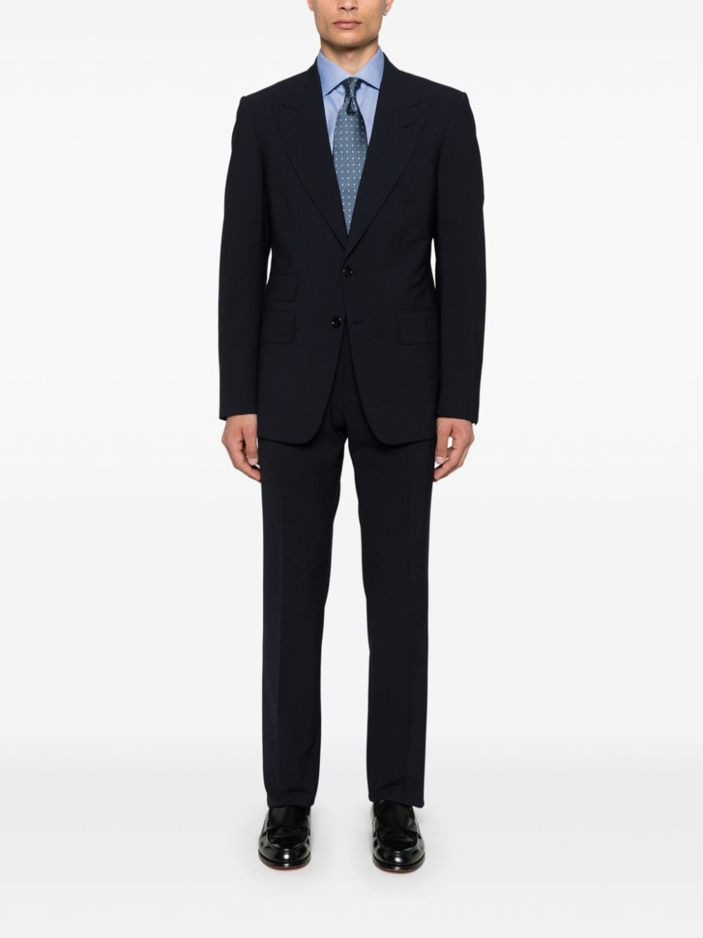 Brioni Overhemd met jacquard - Blauw