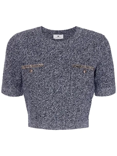 Elisabetta Franchi chest-pocket top 