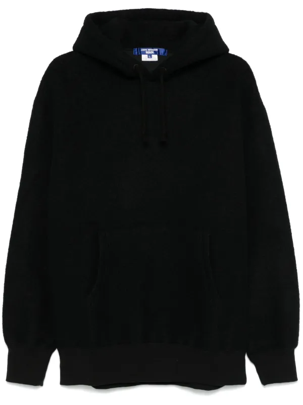 パーカー・フーディ Junya Watanabe Relaxed-Fit Cotton Sweatshirt Junya Watanabe MAN Stripe Pattern Hoodie | Blue | FARFETCH