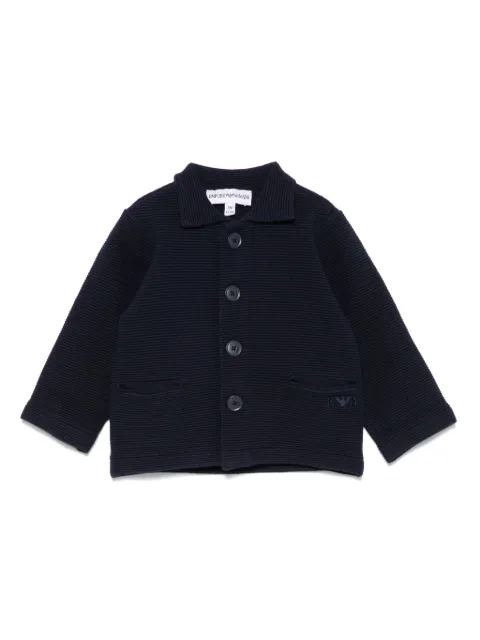 Emporio Armani Kids Ribgebreid vest
