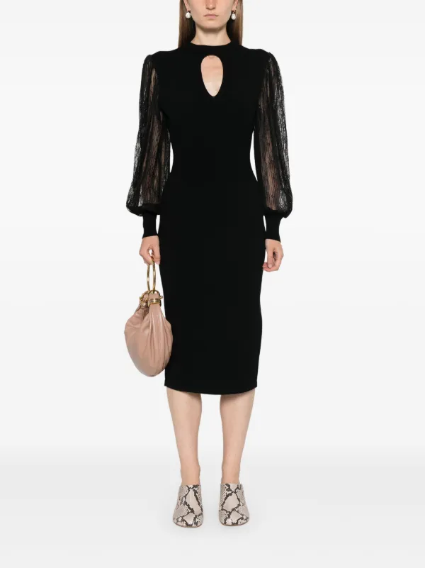 TWINSET★ニットドレス TWINSET ニットドレス | ブラック | FARFETCH JP