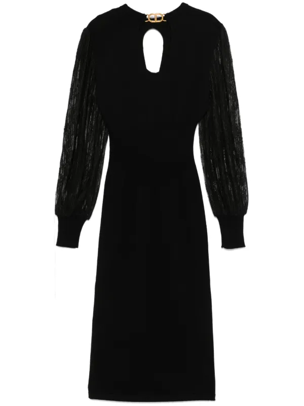 TWINSET★ニットドレス TWINSET ニットドレス | ブラック | FARFETCH JP