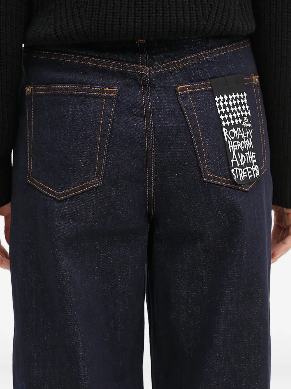 Ksubi Strider Cuff Original Cuffed Jeans In Black