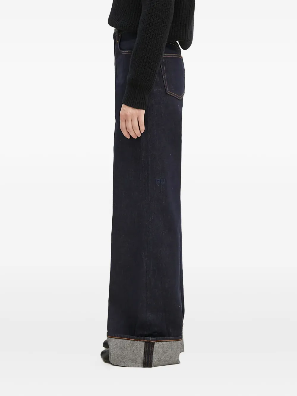 Ksubi Strider Cuff Original Cuffed Jeans In Black