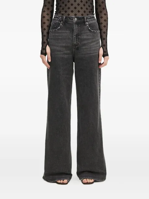 Ksubi Strider Stretch Lovestruck cross detail jeans