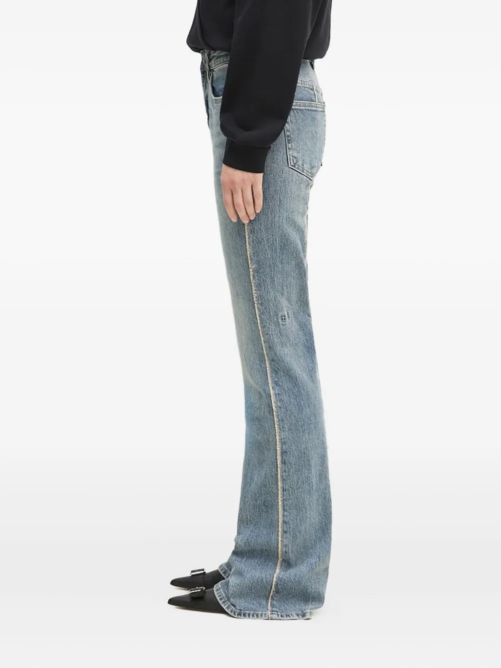 Ksubi Soho Frayed jeans - Blauw
