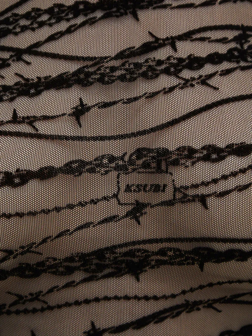 Ksubi Barbed Wire Heart Top In Black