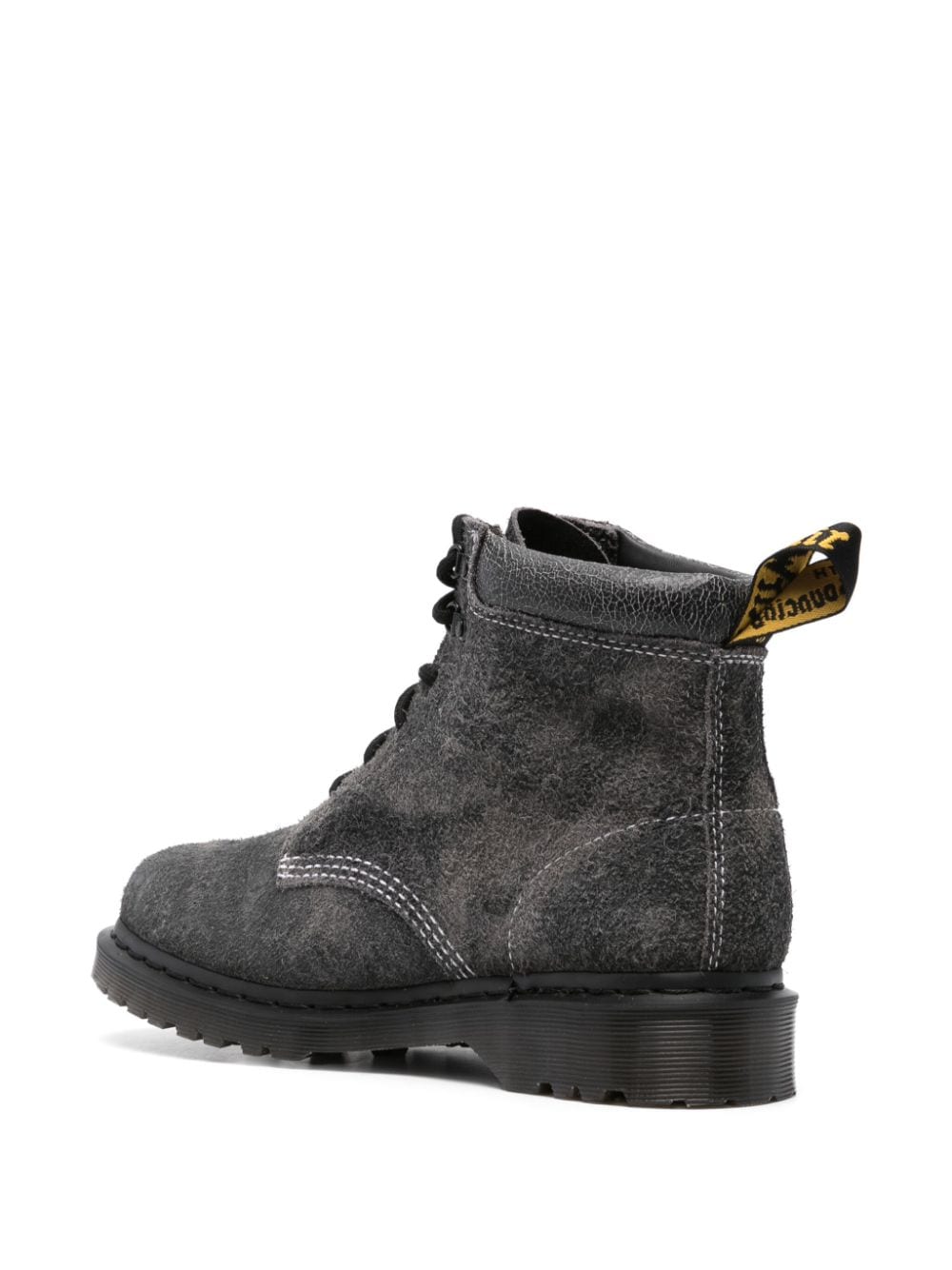 Shop Dr. Martens' 939 Stonewashed Boots In Black