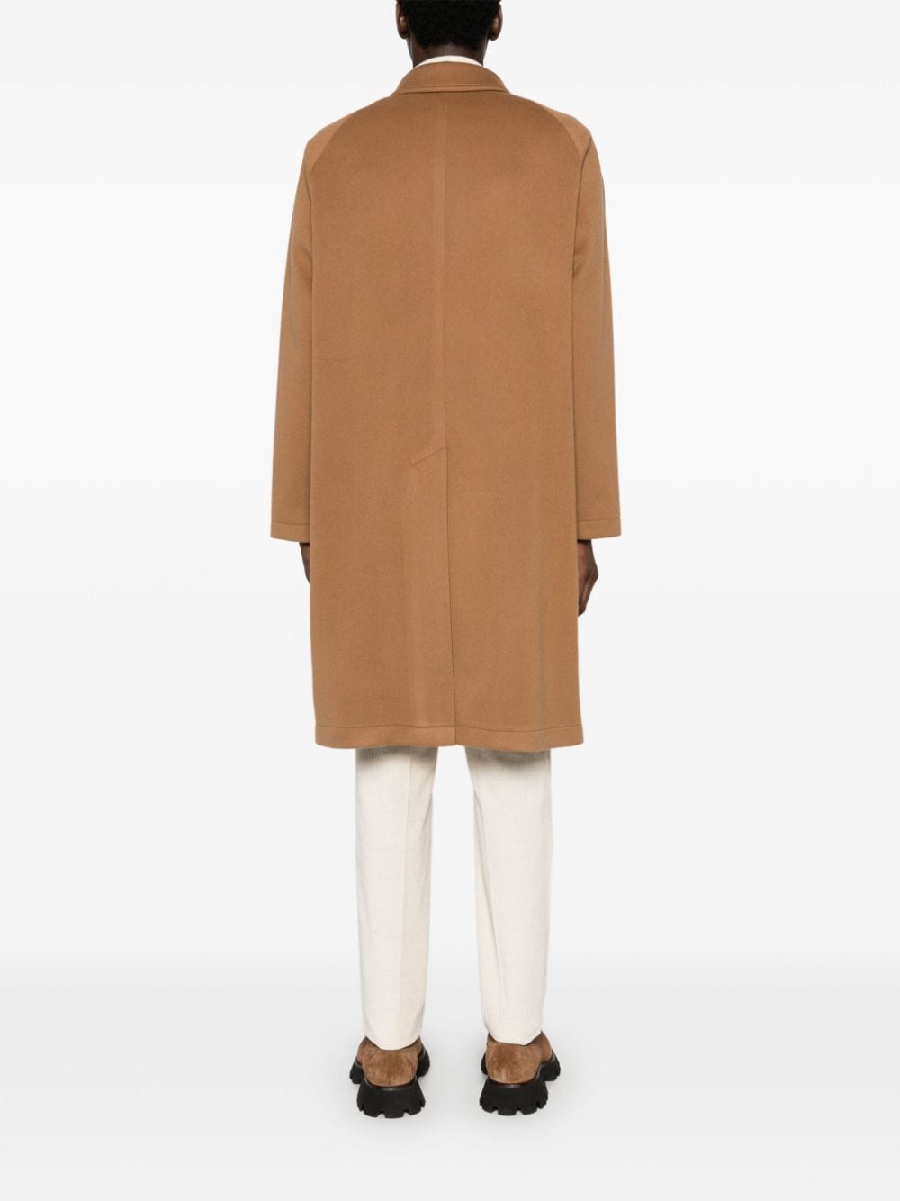 Shop Tagliatore Loyd Coat In 褐色