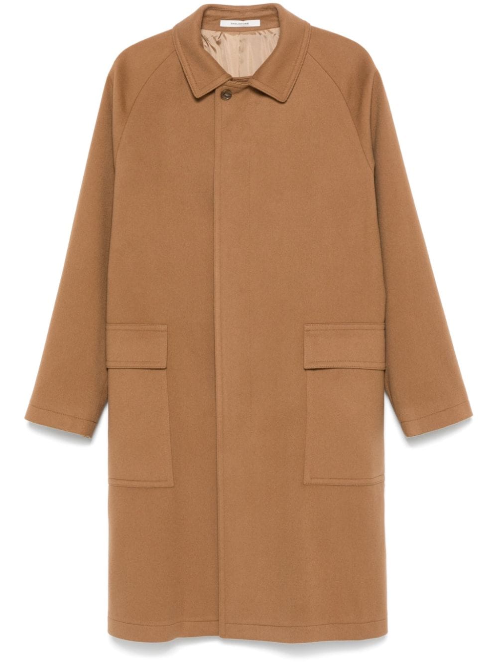 Shop Tagliatore Loyd Coat In 褐色