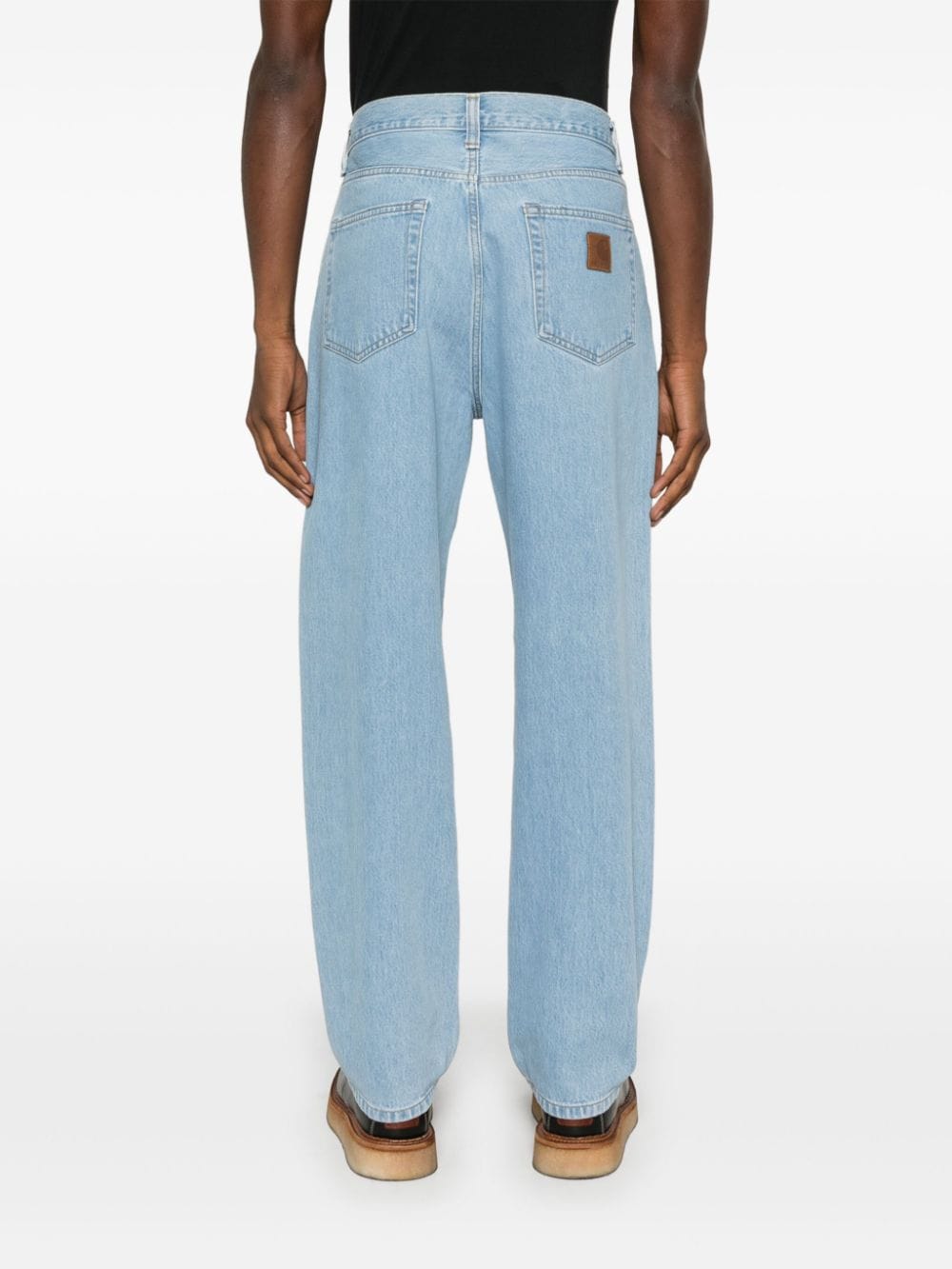 Shop Carhartt Aaron Jeans In Blue