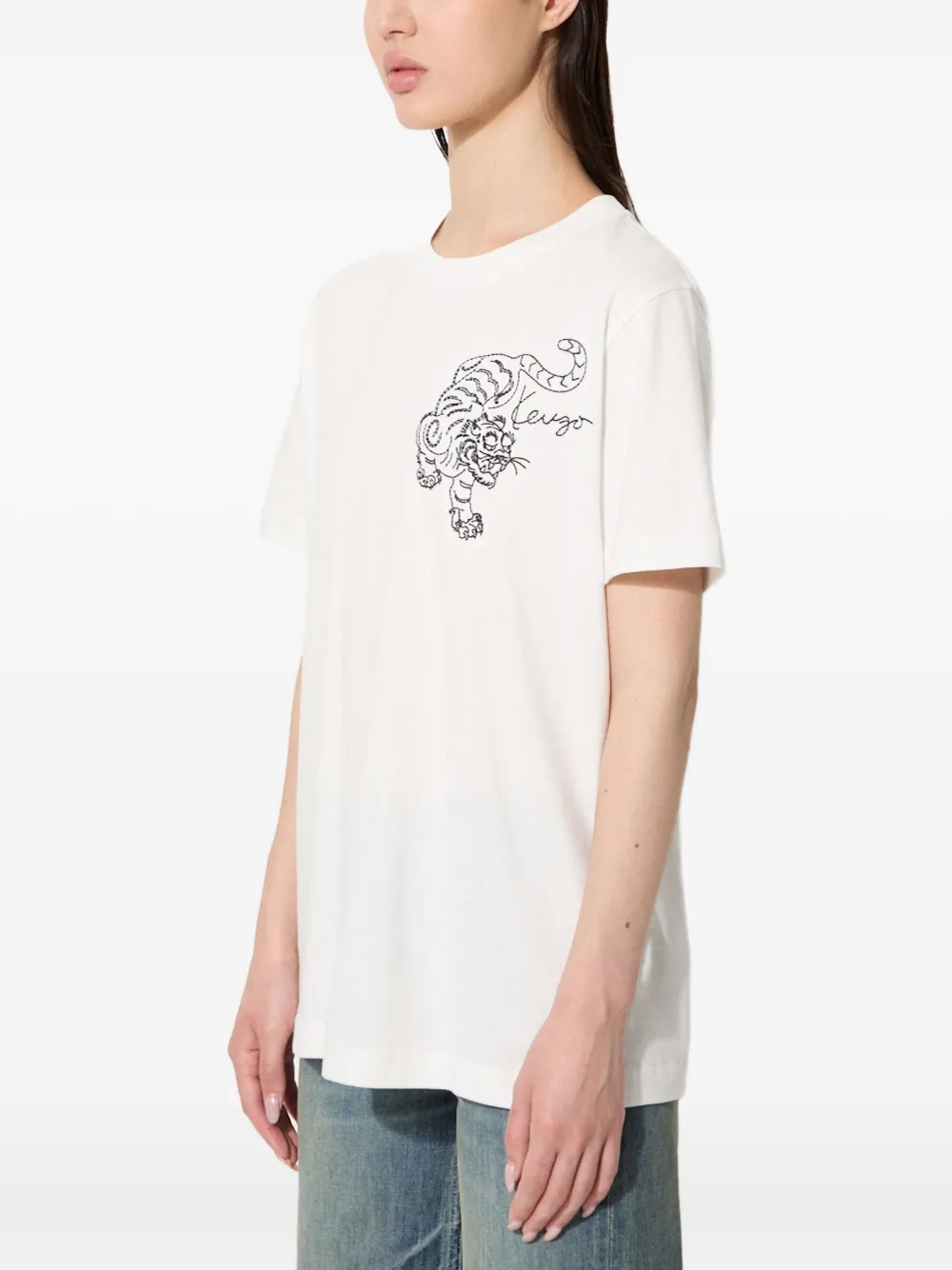 Kenzo Tiger Embroidery T-shirt