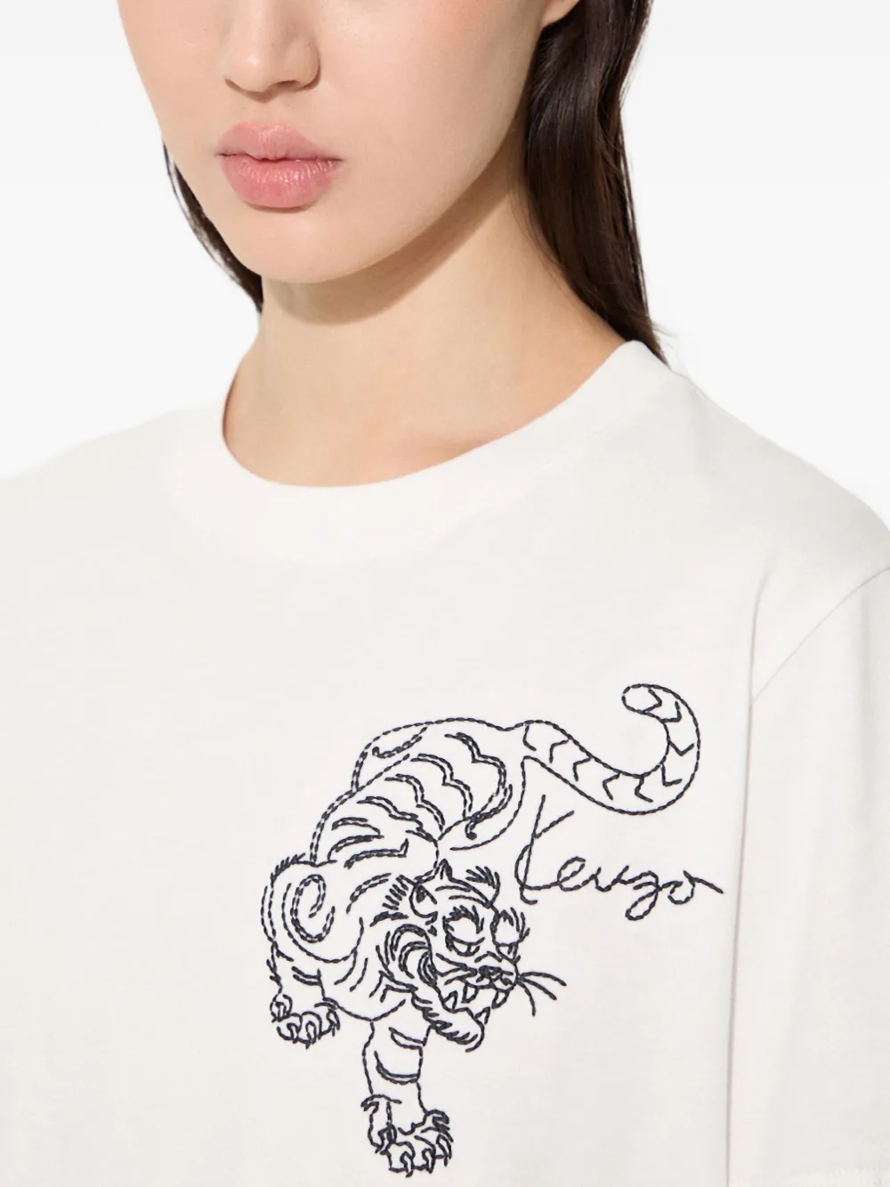 Kenzo Tiger Embroidery T-shirt