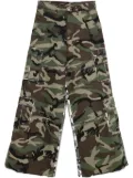 VETEMENTS camouflage-pattern cargo pants - Green