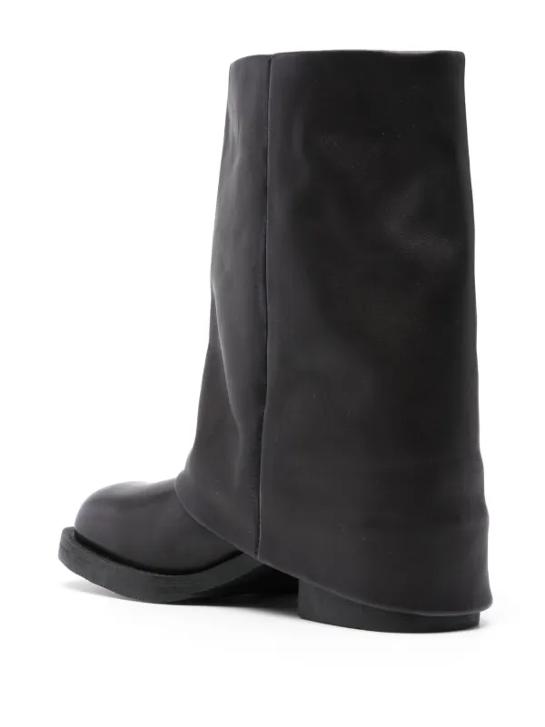 ブーツその他 Ash Tijuana Draped Black Calf Leather Ankle Boots ASH Tijuana Draped Black Calf Leather Ankle Boots | ShopRunner