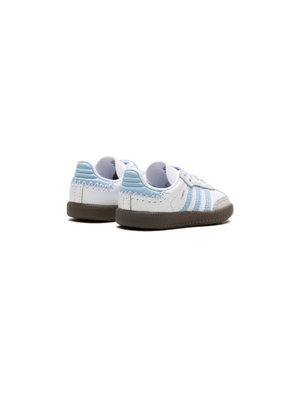 Adidas Kids Samba OG Cloud White Clear Sky Blue Sneakers White FARFETCH ZA