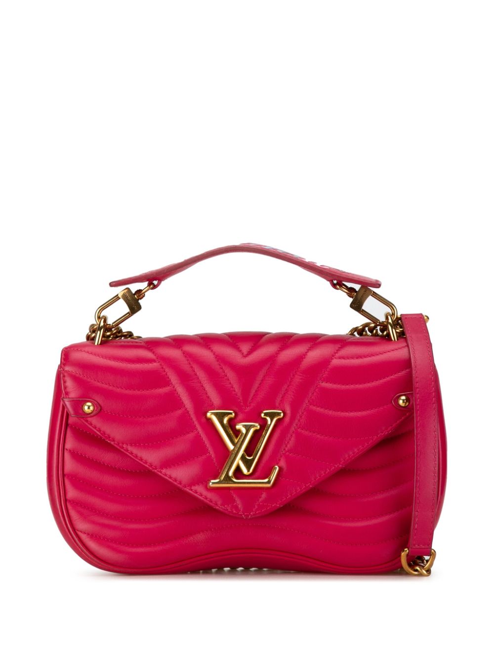 Louis Vuitton Pre-Owned 2018 New Wave Chain Bag MM satchel - Pink