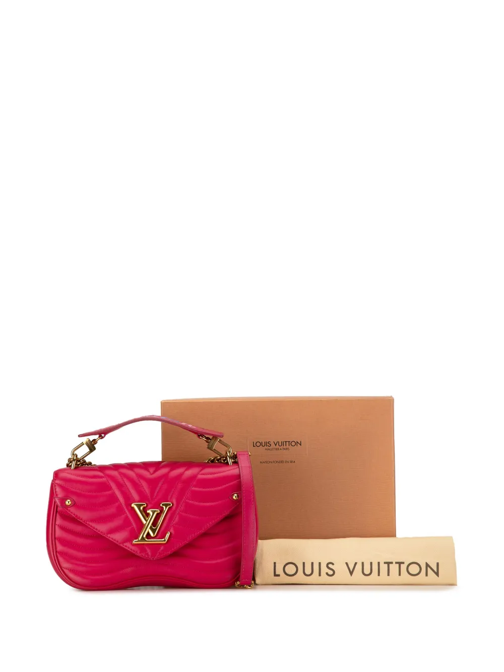 Affordable Louis Vuitton Pre-Owned 2018 New Wave Chain Bag MM satchel WOMEN