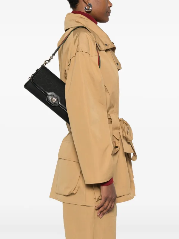 Gucci Small Luce Shoulder Bag | Black | FARFETCH