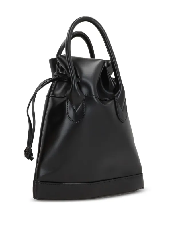 Comme Des Garçons Comme Des Garçons Leather Bucket Bag | Black