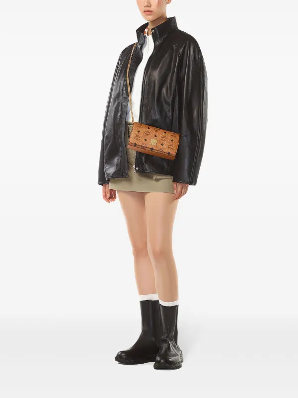 MCM ショルダーバッグ ブラウン レザー MCM Aren ショルダーバッグ | ブラウン | FARFETCH JP