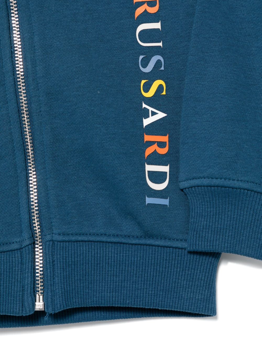 TRUSSARDI JUNIOR Hoodie met logo-reliëf Blauw