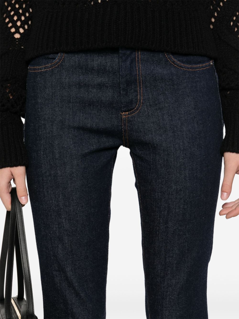 Shop Sportmax Medicea Jeans In Blue