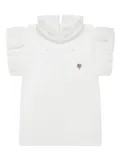 ANGEL'S FACE KIDS ruffle-detail T-shirt - White