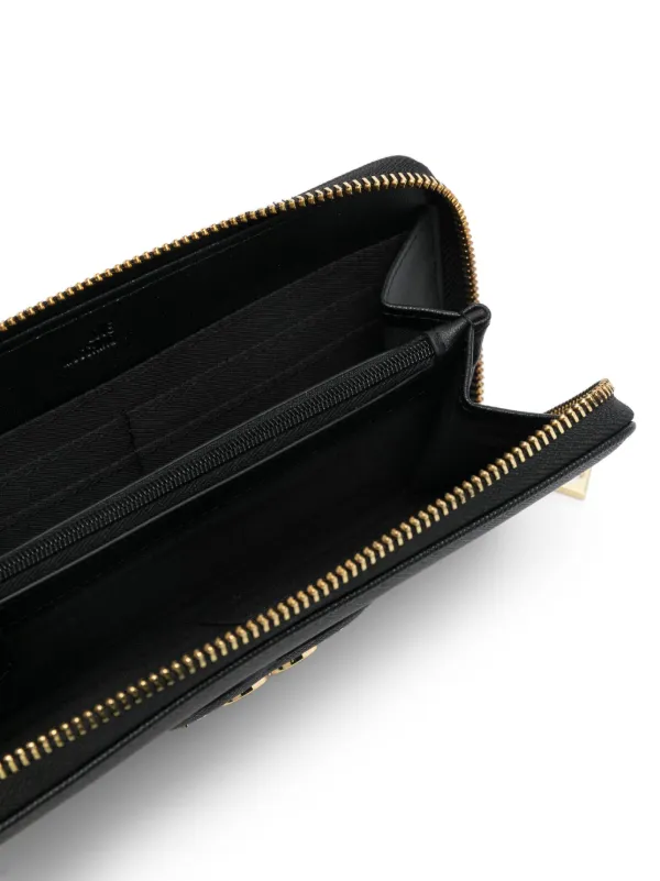 Love Moschino logo-lettering Wallet | Black | FARFETCH