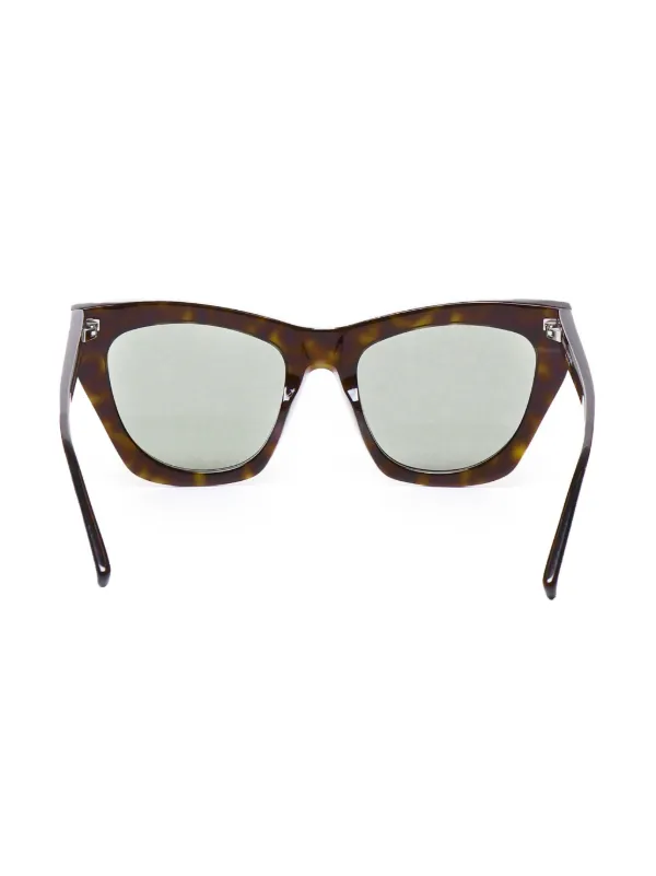 【最終値下げ】Sorm'86キャットアイサングラス ブラウン ケース付き Saint Laurent Eyewear キャットアイ サングラス | ブラウン