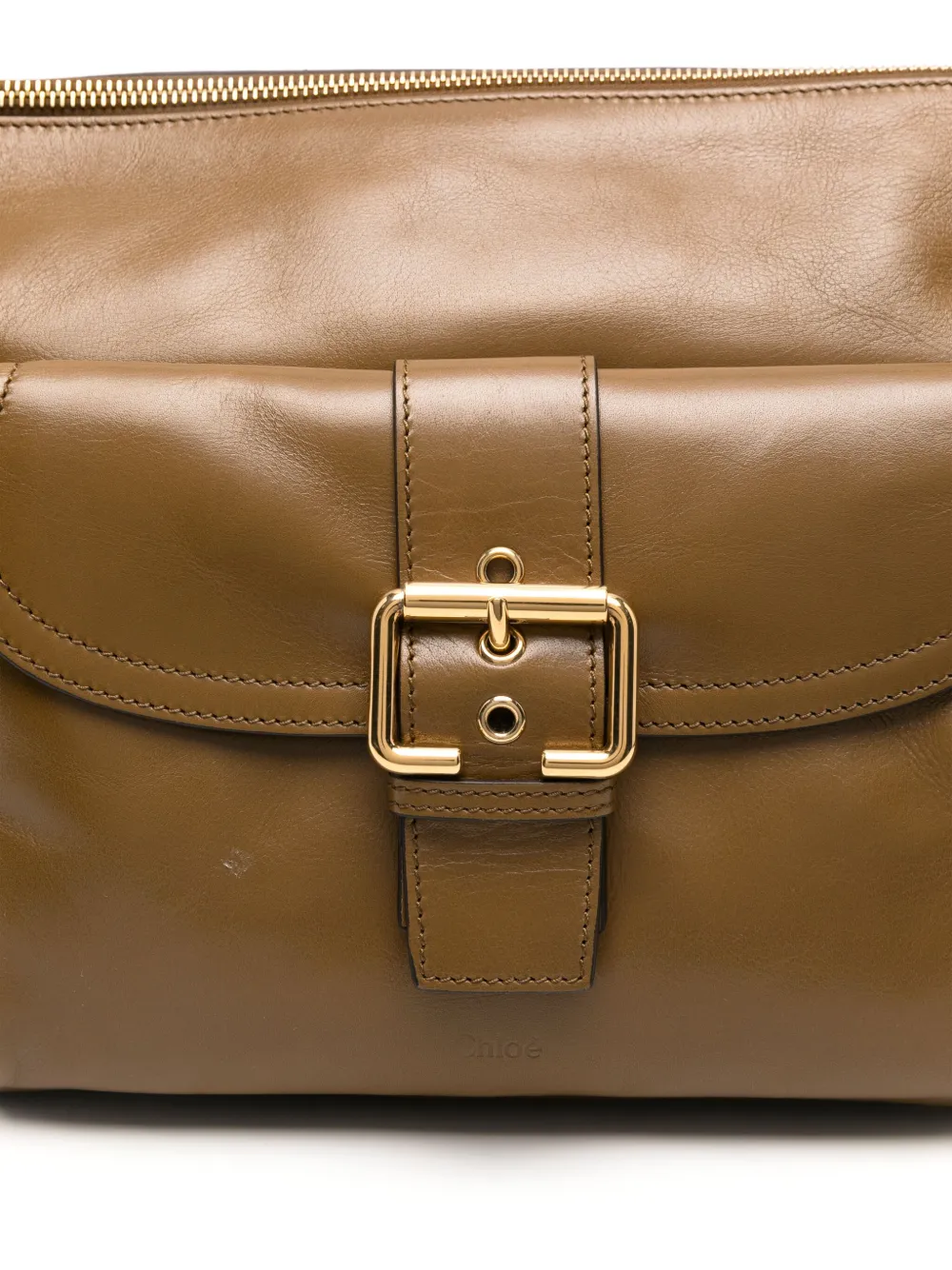 Chloé Camera Tote Bag In Brown